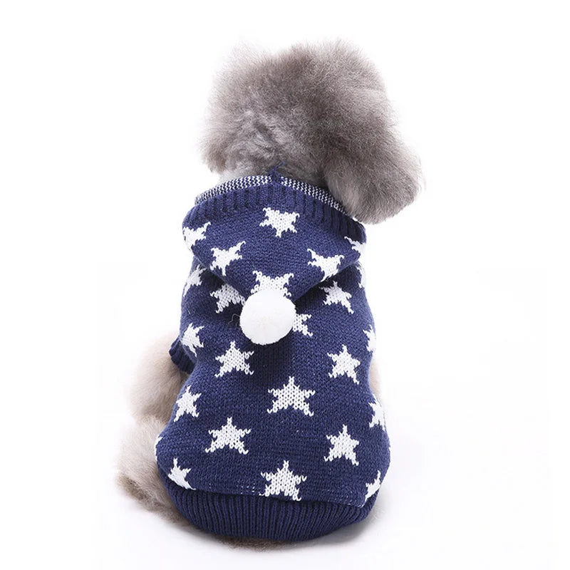 Christmas Cat Clothes Pet Cat Sweater Dog Hoodies for Small Dog Kitty Clothes Outfit Christmas Ugly Sweater Holiday Suit 30