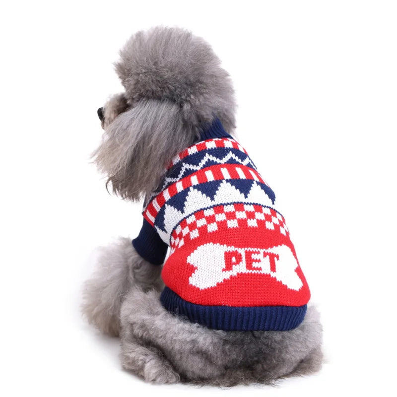 Christmas Cat Clothes Pet Cat Sweater Dog Hoodies for Small Dog Kitty Clothes Outfit Christmas Ugly Sweater Holiday Suit 30