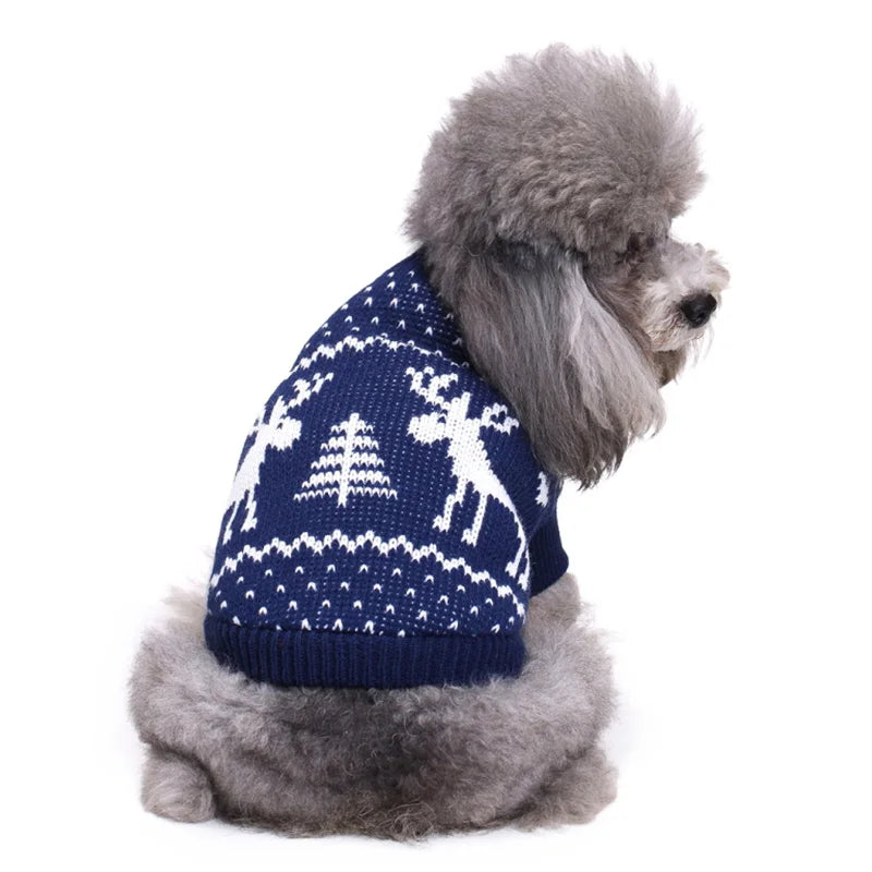 Christmas Cat Clothes Pet Cat Sweater Dog Hoodies for Small Dog Kitty Clothes Outfit Christmas Ugly Sweater Holiday Suit 30