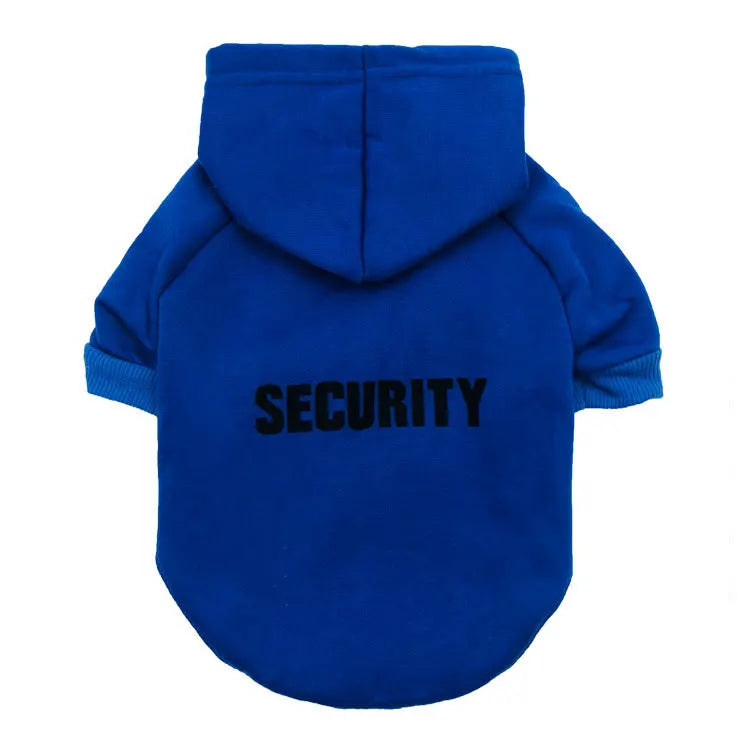 Security Cat Clothes Pet Cat Coats Jacket Hoodies For Cats Outfit Warm Pet Clothing Rabbit Animals Pet Costume For Small Dogs