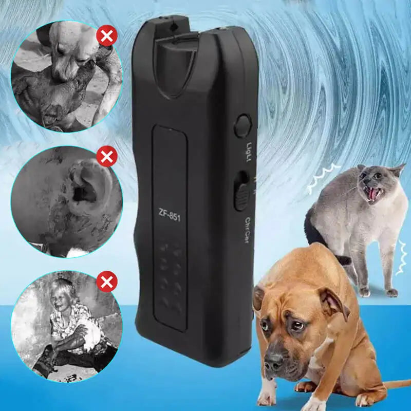 Ultrasonic Dog Repeller Release Pet Dog Repeller Ultrasonic Dog Training Device Rechargeable Anti Dog Bark Deterrent Device