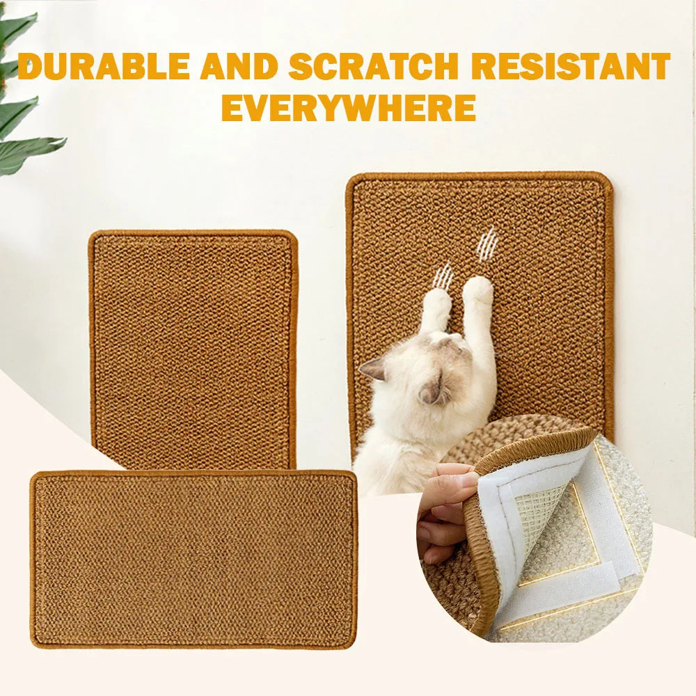 Horizontal Sisal Cat Scratching Mat Multifunctional Claw Sharpener For Small Medium Large Cat