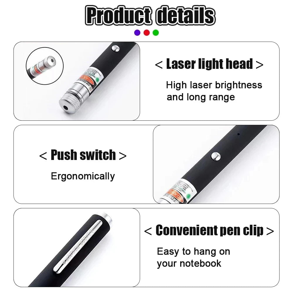 Cat Toys Interactive Teasing Pet Funny Electronic Toy For Teaching Demonstration Pen Flashlight Pet Accessories