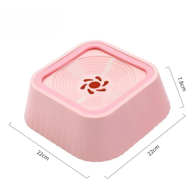 Pet Water Fountain with Floating Plates No Spill Dog Water Bowl Clean Drinking Slow Feeder Anti-splash Pet for Dogs for Pet