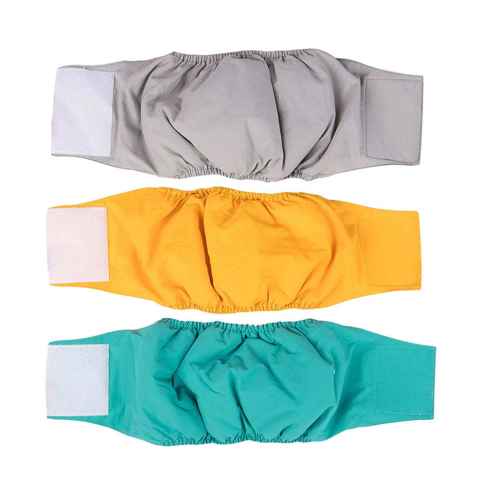 Male Dogs Belly Bands Reusable Boy Dogs Diapers Washable for Small Medium Large Dogs Soft Adjustable Pet Dog Physiological Pants