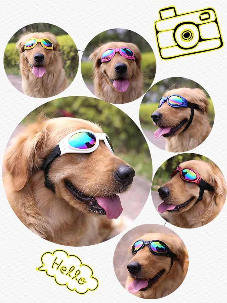 6 Colors Fold Pet Dogs Glasses Prevent UV Pet Glasses for Cats Dogs Fashion Sunglasses Dogs Goggles Photo Prop Pet Accessories