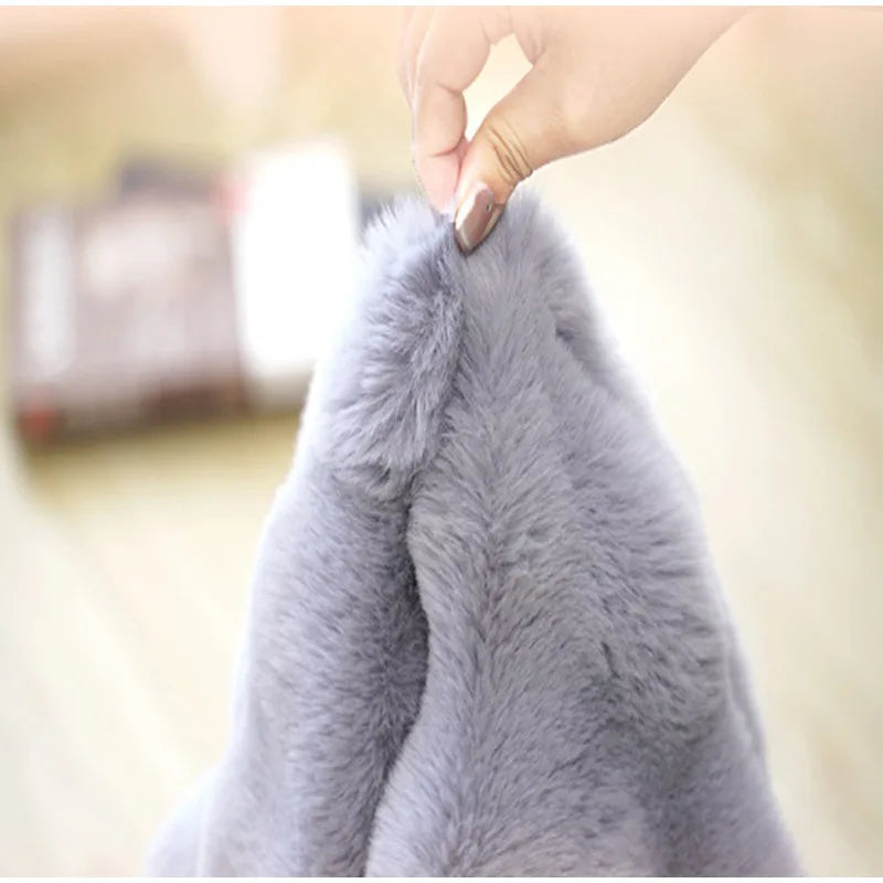 Plush Pet Nests Winter Cat Nests Dog Nests Warm Thick Pet Mat Detachable Washable Oval Cat Bed Pet Beds Seasonal Decorations