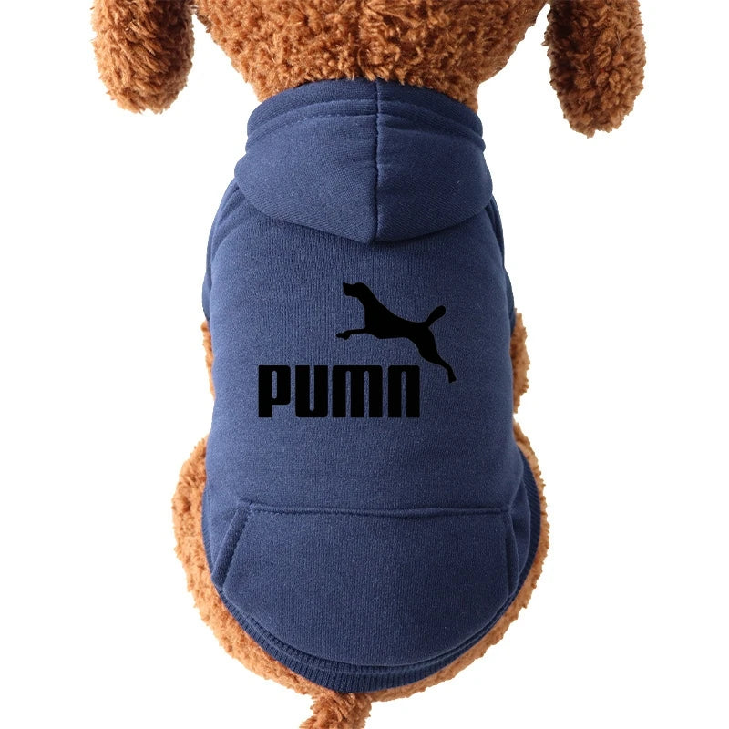 PUMN Pet Cat Hooded Sweater Thickened Warm For Winter Cat Clothes Kitty Small Dog Clothes