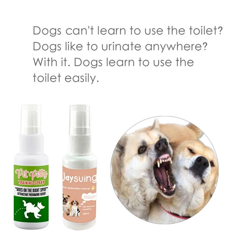 30ml Pet Dog Potty Training Aid Spray Potty Trainer Corrector Guide  Pet To Pee At Fixed Spot Urinate Trainer For Dog Cat Puppy