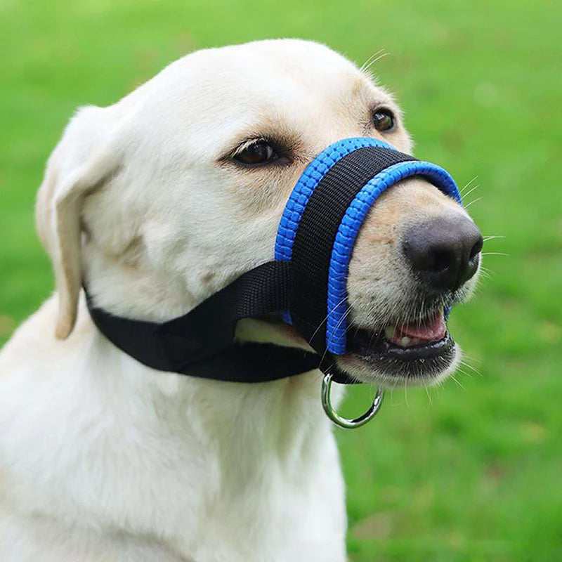 Anti Bark Dog Mouth Muzzle Breathable Dog Training Tool Soft Pet Muzzle Outdoor Safe Prevent Biting Barking Dog Mouth Cover