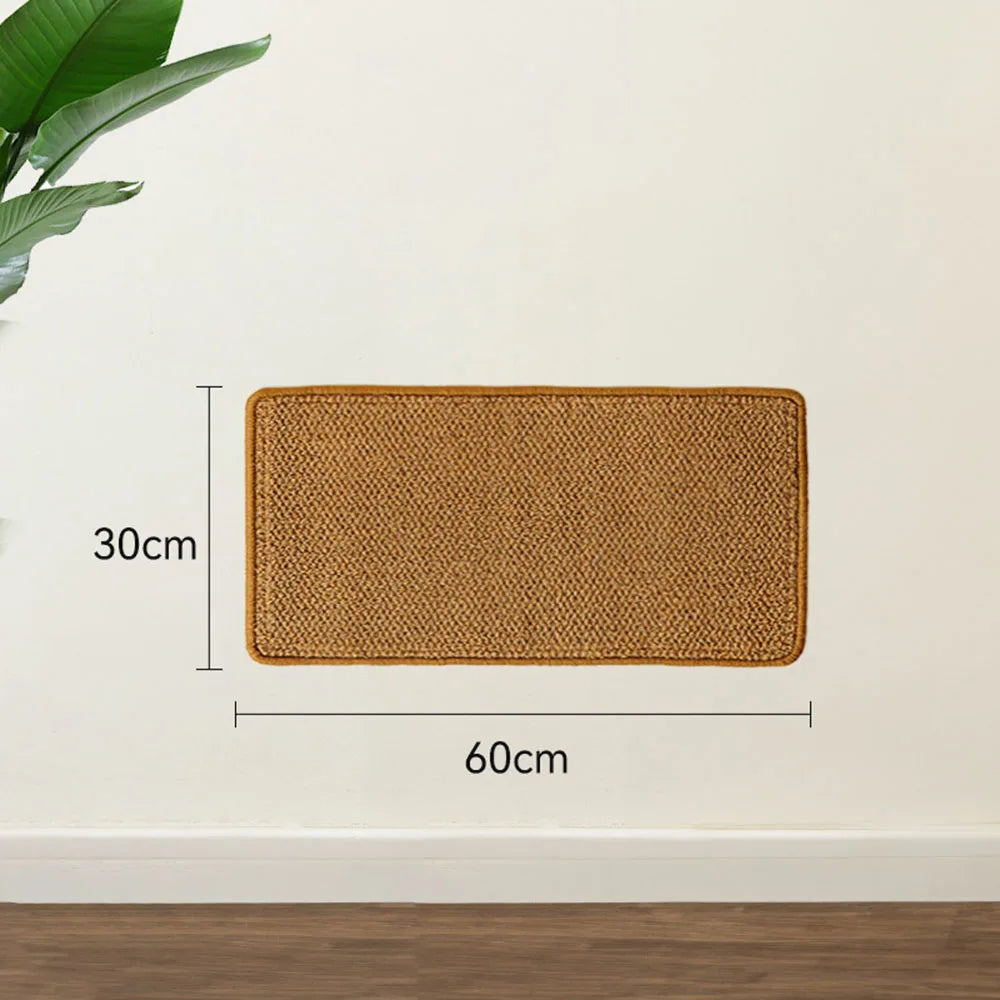 Horizontal Sisal Cat Scratching Mat Multifunctional Claw Sharpener For Small Medium Large Cat