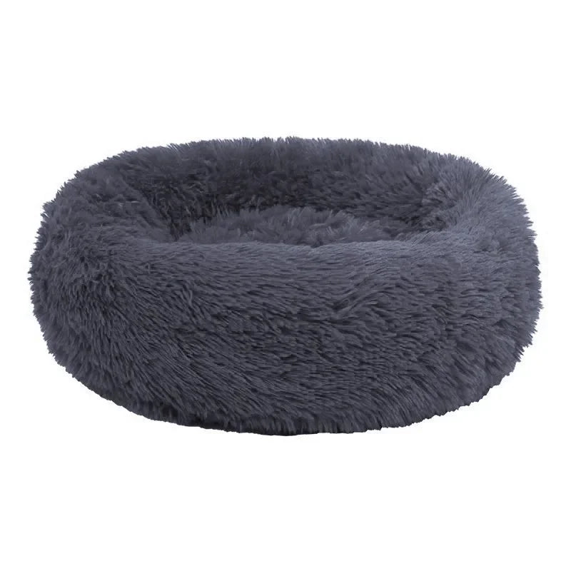 Cat Kennel Dog Kennel Plush Round Winter Warm Mat Pet Kennel Dog Mat Dog Bed Pet Supplies