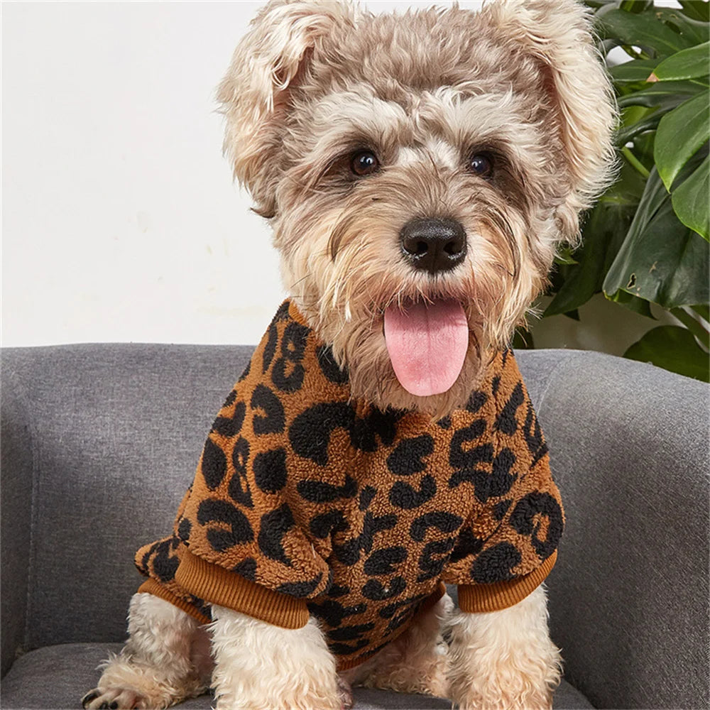 Plush Cat Dog Hoodies Thicken Pet Sweaters Autumn Winter Cat Puppy Clothes for Small Dogs Cats Kitten Pullovers Sphynx Clothing