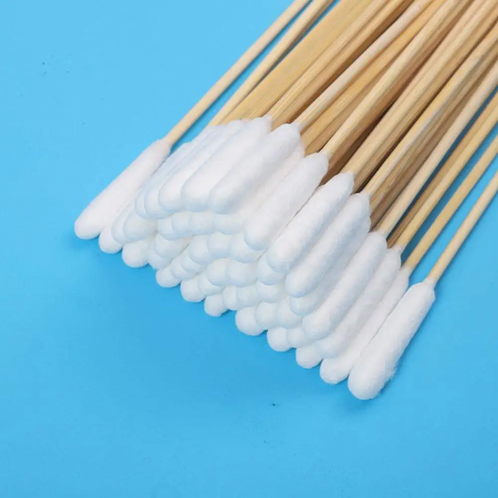 50/100Pcs Pet Ear Cleaner Cotton Buds Animal Ear Cleaner Cotton Swab Sticks Cotton Buds For Dog Cat Ear Wax Removal Pet E2W7