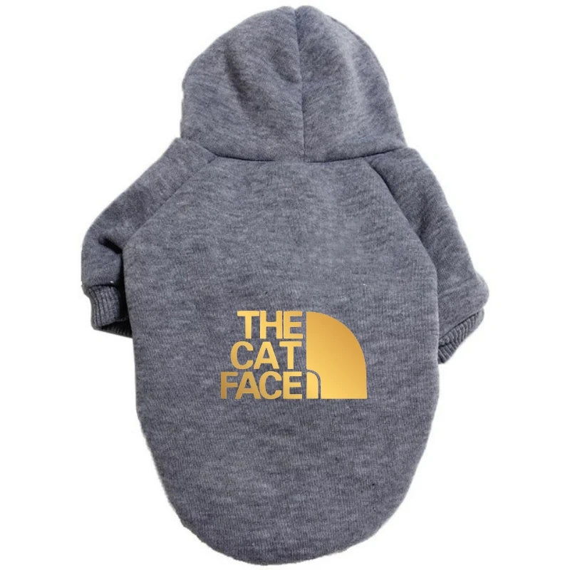 cat fashion cool clothe hoodie cats outfits puppy kitty golden letter printed hoodies accesorios kitten clothes jumper designer