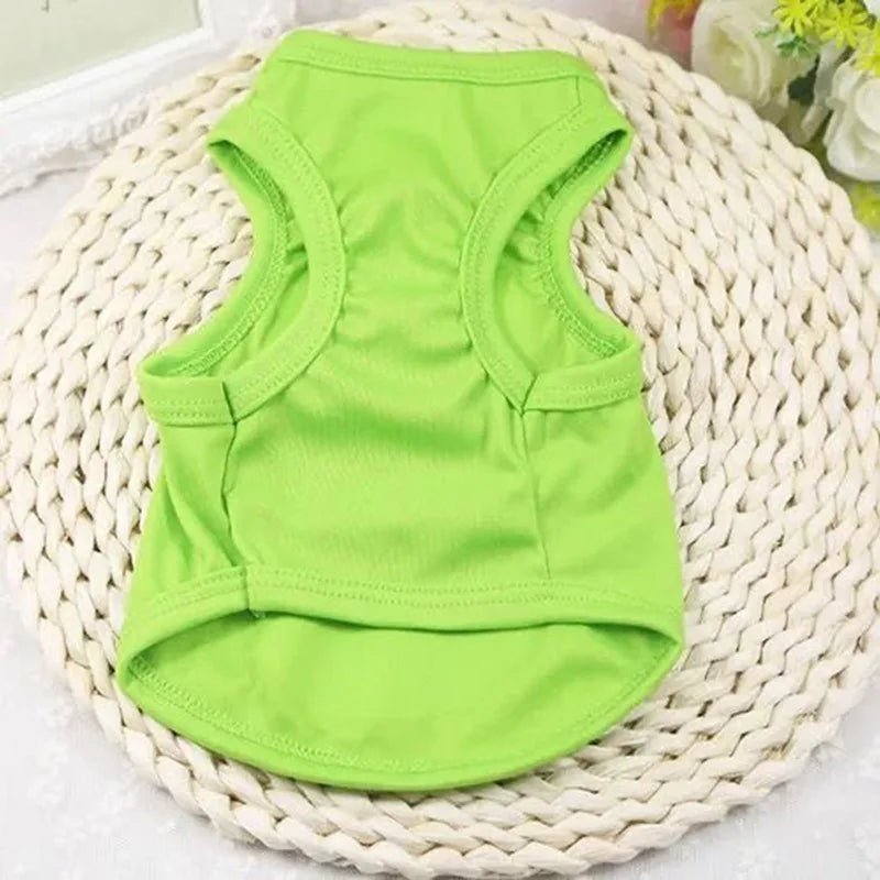 Pet Vest for Rabbit Cats Summer Breathable Rabbits Clothes Non-stick Hair Sweet Print Bunny Clothing Pajamas ubranko dla kota