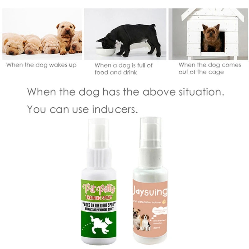 30ml Pet Dog Potty Training Aid Spray Potty Trainer Corrector Guide  Pet To Pee At Fixed Spot Urinate Trainer For Dog Cat Puppy