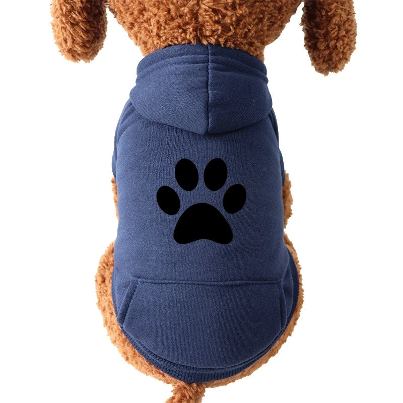 Cat paw Cat Clothes Winter Dog Hoodies For Small Medium Pets Cartoon Kittens Costumes Chihuahua Clothing Jacket Autumn