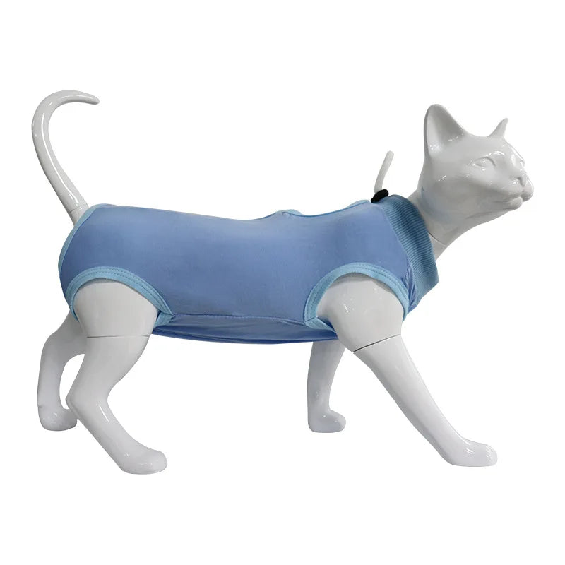 Cat Weaning Suit Anti-licking Recovery Clothes After Surgery Soft Puppy Kitten Jumpsuit Cat Sterilization Suit Pet Vest Clothing