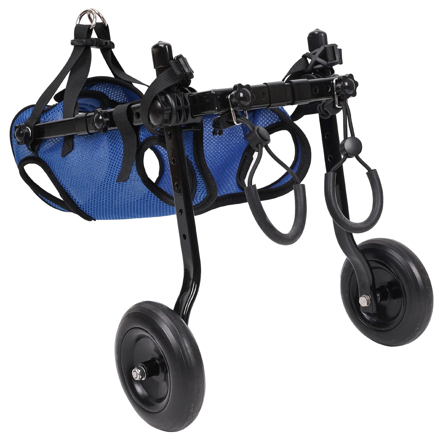 Disabled Dog Wheelchair Cart Adjustable Pet Mobility Aids with Wheels Pet Cat Dog Rehabilitation Walking Mobility Aid Troll