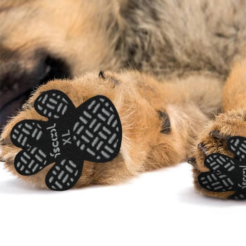 Anti Slip Paw Grips Traction Pads, Dog Paw Protection Stickers with Stronger Adhesive for Hard Floor or Injuries, 4 Pack