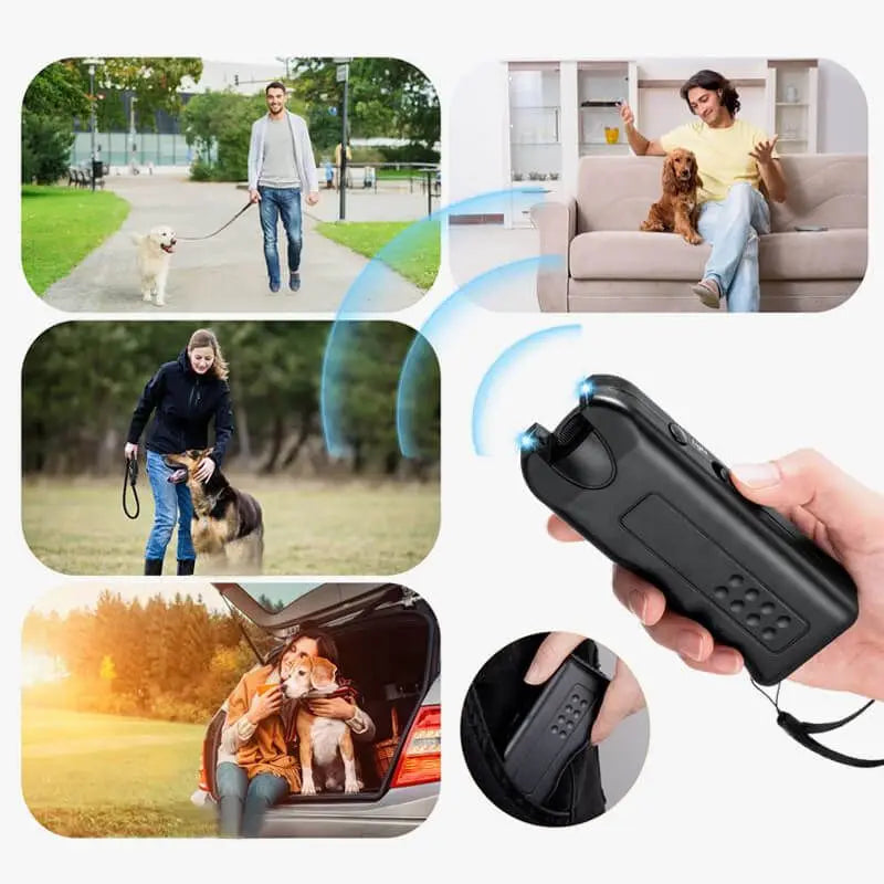 Ultrasonic Dog Repeller Release Pet Dog Repeller Ultrasonic Dog Training Device Rechargeable Anti Dog Bark Deterrent Device