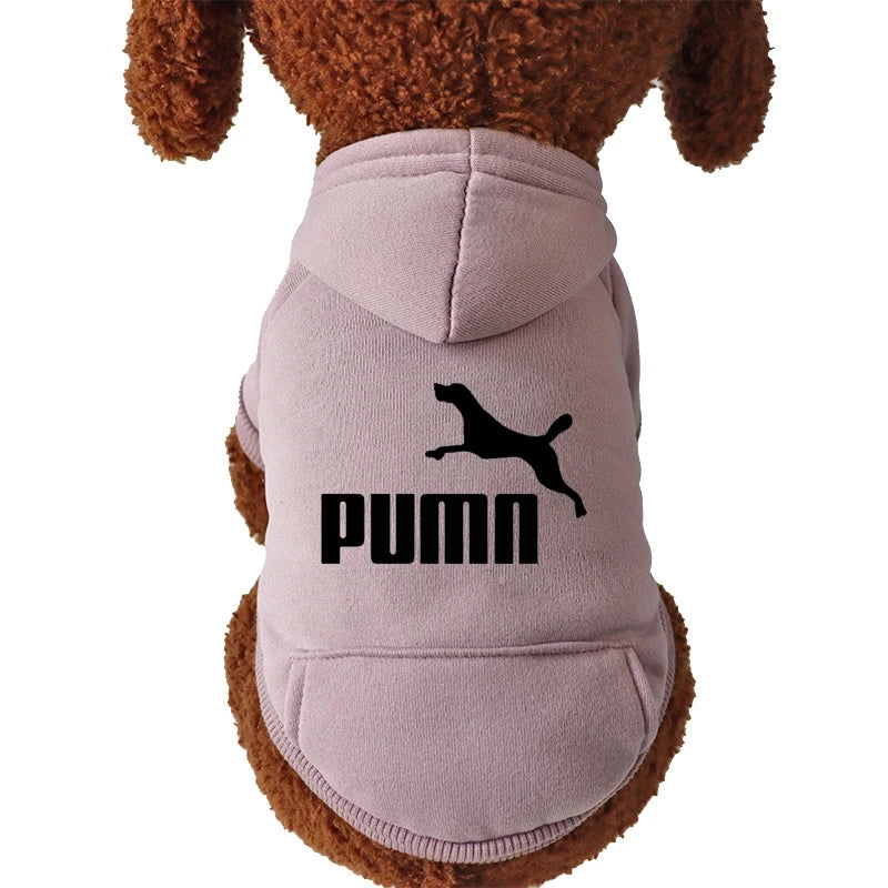 PUMN Pet Cat Hooded Sweater Thickened Warm For Winter Cat Clothes Kitty Small Dog Clothes