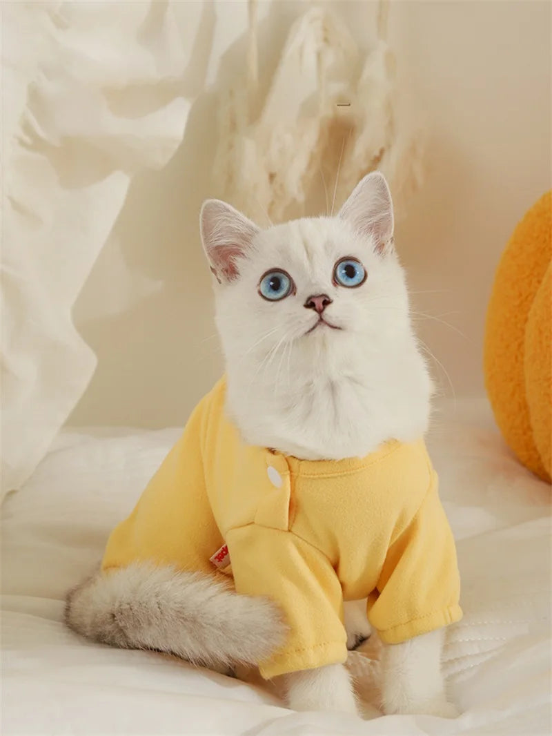 Pet Cat Weaning Cotton Clothes For Small Dog Sterilization Jumpsuit Anti-Licking Surgery Recovery Care Suit Puppy Kitten Outfits