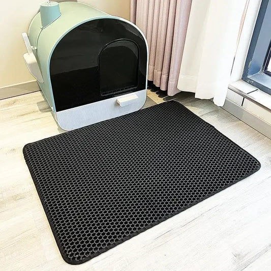 Cat Litter Mat Pet Toilet Waterproof Double Layer Pet Litter Box Mat Nonslip Sand Cat Washable Mat Clean Pad Pet Clean Supplies