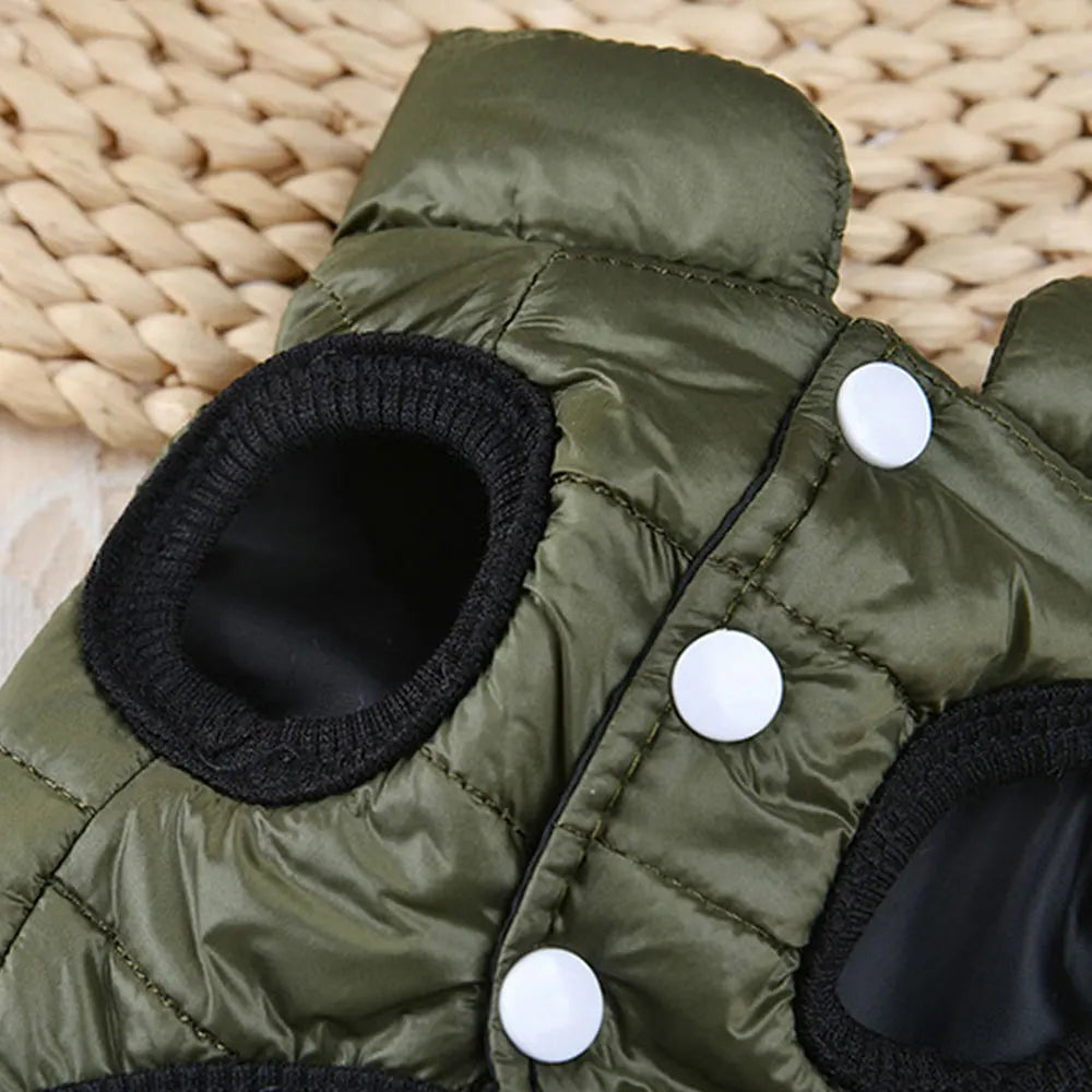 Winter Cat Clothes Warm Puppy Cats Coat Vest Soft Pet Down Jacket Outfit For Small Medium Dogs Cats Kitten Pets Costume Clothing