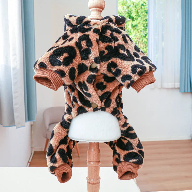 Plush Cat Puppy Costume Autumn Winter Pet Jumpsuits for Small Dogs Cats Kitten Cosplay Clothes Dinosaur Pajamas ropa para gatos