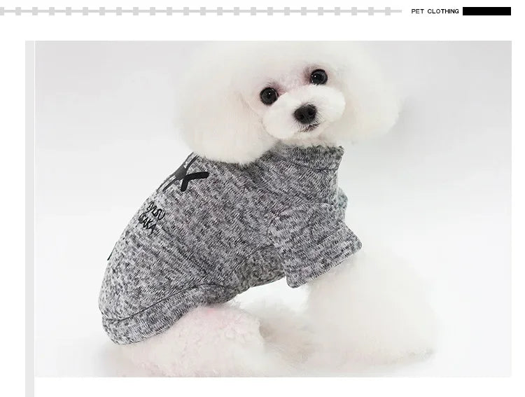 Fishbone Cat Clothes Winter Warm Pet Sweatshirt for Cats Dogs Puppy Clothing Ragdoll Sphynx Coat Chihuahua Poodle Jacket Apparel