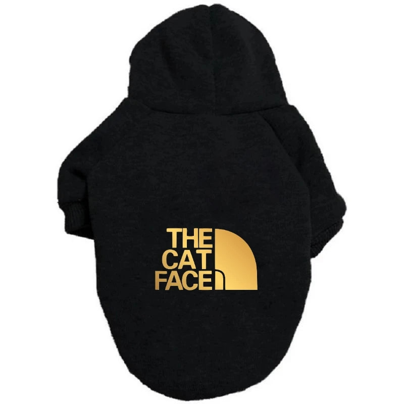 cat fashion cool clothe hoodie cats outfits puppy kitty golden letter printed hoodies accesorios kitten clothes jumper designer