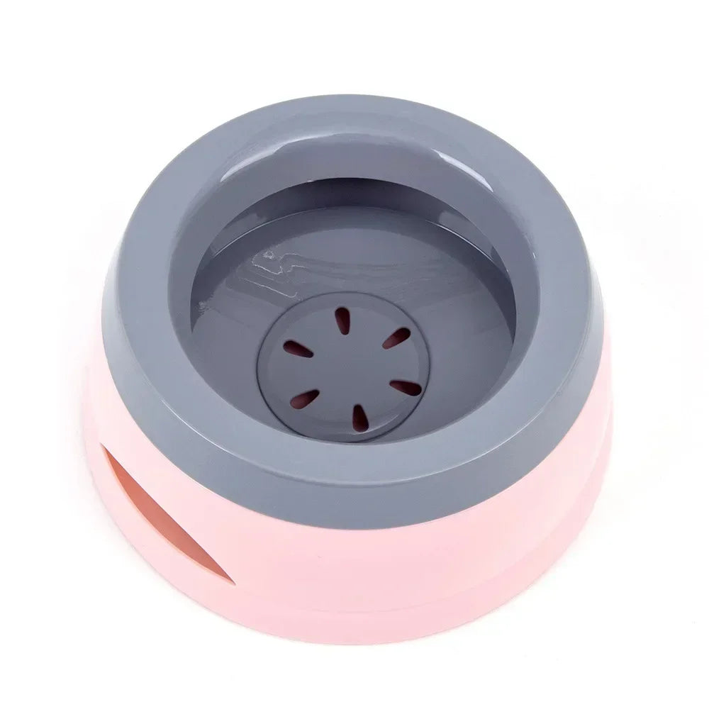 Pet Water Fountain with Floating Plates No Spill Dog Water Bowl Clean Drinking Slow Feeder Anti-splash Pet for Dogs for Pet